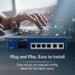 4 PORT POE SWITCH WITH 2 10/100MBPS UPLINK POTRS - Image 7