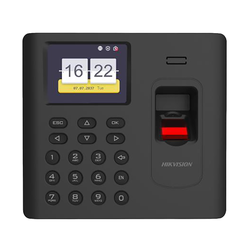 DS-K1A802AEF Self-Service Wi-Fi Fingerprint Desk & Wall Attendance Logger - Image 1