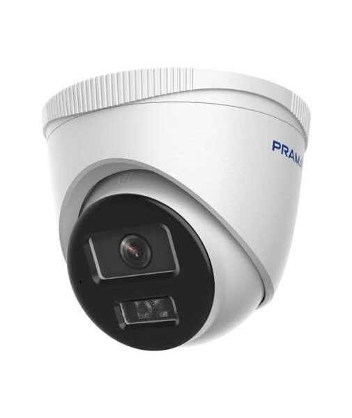 Fixed Turret Network Camera with Audio and Strobe Light