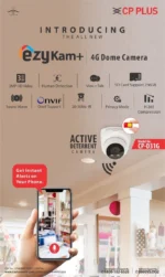 CP PLUS 3MP 4G DOME CAMERA, 4MM LENS, BUILT-IN MIC & SPEAKER - Image 3
