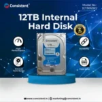 Consistent 12TB SATA Internal Hard Drive, 3.5 Inch, High Performance Desktop HDD