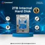 Consistent 2TB SATA Internal Hard Drive, 3.5 Inch, High Performance Desktop HDD