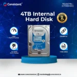 Consistent 4TB SATA Internal Hard Drive, 3.5 Inch, High Performance Desktop HDD