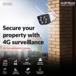 CP PLUS 3MP 4G BULLET CAMERA,4MM LENS,BUILT-IN MIC & SPEAKER - Image 7