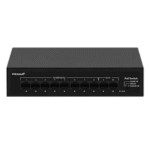 10-Port Fast Ethernet Unmanaged PoE Switch (8× PoE + 2× Uplink)