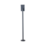 Vertical Floor-Mount Intercom Pillar with Rain Cover