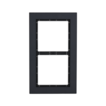 2-Modular Front Panel for Intercom Door Stations (Black)