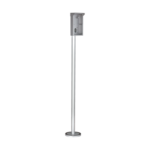 2-Module Vertical Floor-Mount Intercom Pillar with Rain Cover (Silver) - Image 3