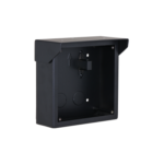 Single-Module Surface Mount Housing with Rain Cover (Black)