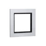 Single-Module Front Panel for Intercom Door Stations (Silver)