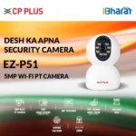 CP PLUS 2MP WI-FI INDOOR CAMERA,4MM LENS, BUILT-IN MIC & SPEAKER - Image 4