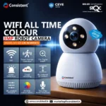 Consistent Wireless Wi-Fi 3MP Mini Robot Camera CEYE Series  Pan Tilt  Smart Human Detection