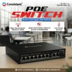 Consistent 8+2+1 Full Giga PoE Switch